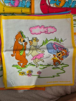Fazzoletti Cotone cartoni animati vintage