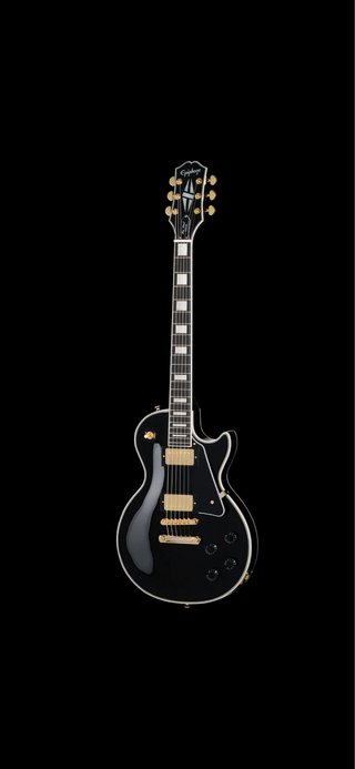 Epiphone Les Paul Custom Ebony Nueva + Funda