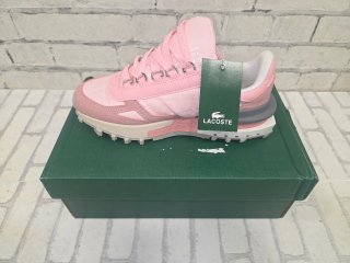 Zapatillas Lacoste Nuevas Rosa y Gris