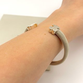 Pulsera brazalete Tous Oso Plata
