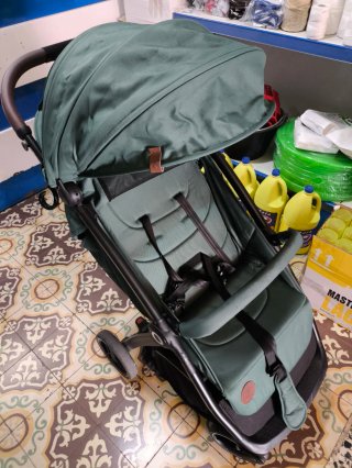 Carrito de paseo verde