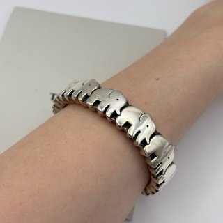 Pulsera Brazalete Tous Elefantes Plata