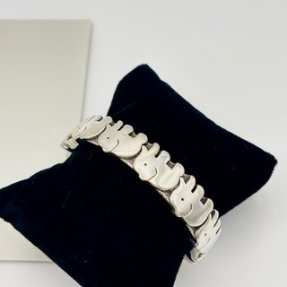 Pulsera Brazalete Tous Elefantes Plata