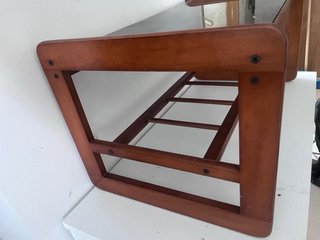 Mesa de centro madera y cristal