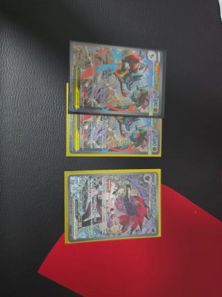 Cartas Pokémon Mega-Lucario EX y Zoroark-EX