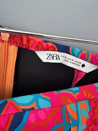 Falda mini estampado paisley