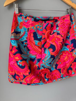 Falda mini estampado paisley