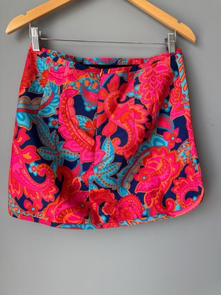 Falda mini estampado paisley
