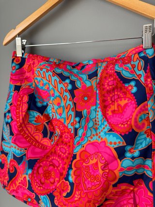 Falda mini estampado paisley