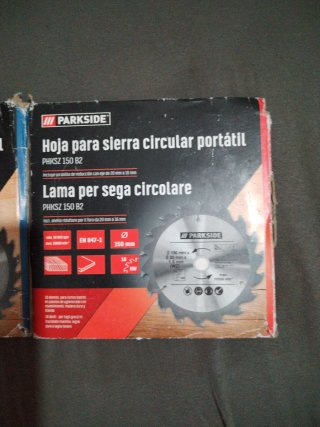 OFERTA 2 SET de Hojas Sierra Circular Parkside PHK