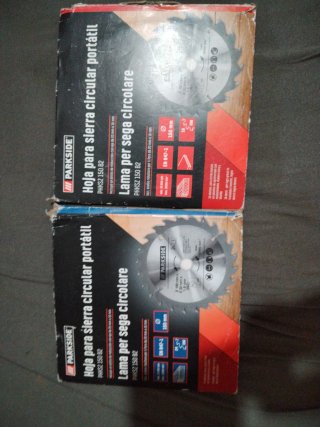 OFERTA 2 SET de Hojas Sierra Circular Parkside PHK