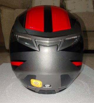 Casco Bell Moto Rojo/Negro + Accesorios