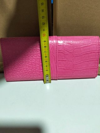Cartera joyero  efecto piel cocodrilo