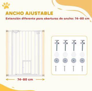 Barrera de seguridad para mascotas y niños