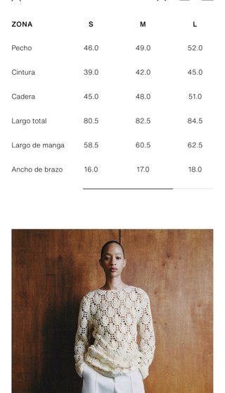 Vestido Zara punto calado abalorios talla M