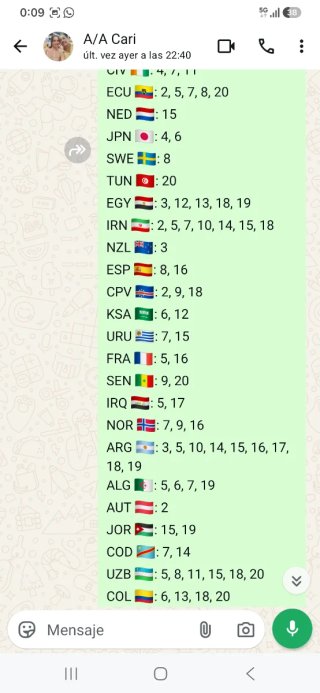 Cartas Mundial 2026 - Alicante
