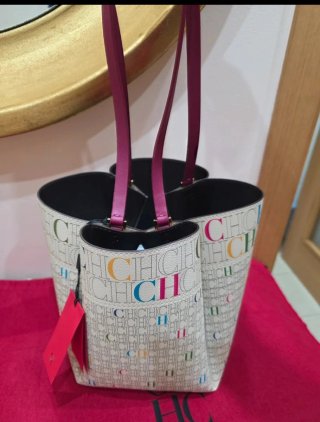 Bolso CH Tote Beige Multicolor Nuevo