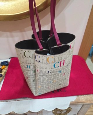 Bolso CH Tote Beige Multicolor Nuevo