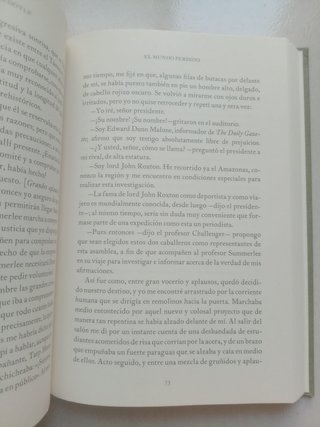 Novela El Mundo Perdido (Conan Doyle)