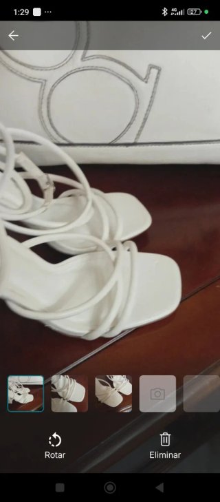 Sandalias Verano Blancas nuevas