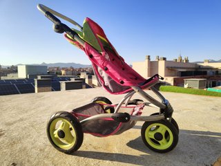 Carrito de muñecas 3 ruedas