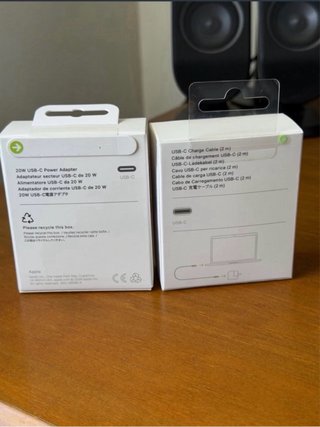 Cabo USB-C 2m + Carregador Apple 20W