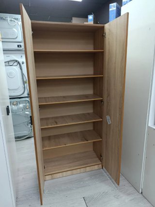 Armario blanco y madera nuevo