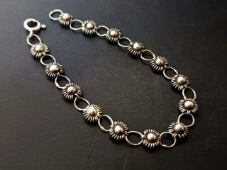 Bracciale Argento Vintage Floreale