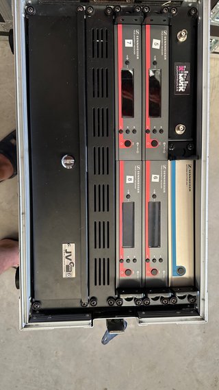 Rack Sennheiser Micrófonos Inalámbricos