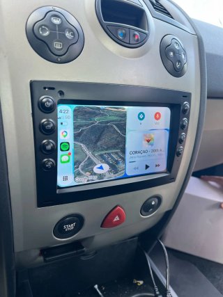 Rádio Renault Megane 2 Android 14 + GPS + Carplay