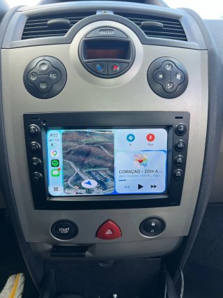 Rádio Renault Megane 2 Android 14 + GPS + Carplay