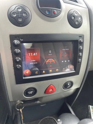 Rádio Renault Megane 2 Android 14 + GPS + Carplay