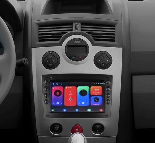 Rádio Renault Megane 2 Android 14 + GPS + Carplay
