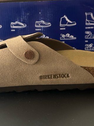Birkenstock Boston Suede Marrones