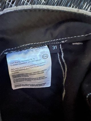 Pantalones de cuadros grises TM