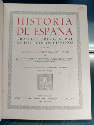 Historia de España. Gran Historia General de los Pueblos Hispanos. Tomo V