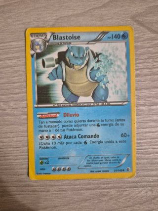 Carta Pokémon Blastoise 31/149