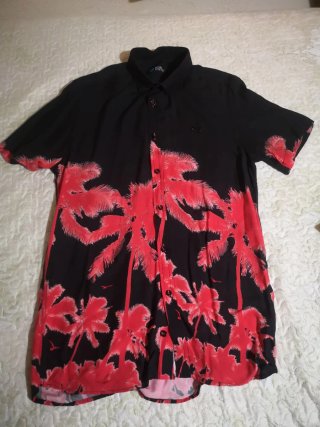Camisa de cuadros azul y verde Talla XL