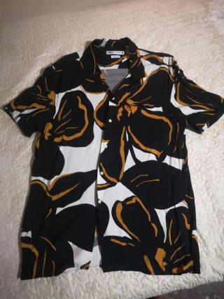 Camisa de cuadros azul y verde Talla XL