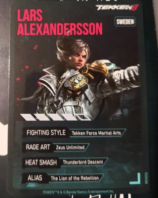 Tarjetas Coleccionista Tekken 8 y moneda