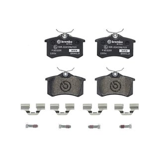 Brembo P 85 020X pastilla freno material innovador