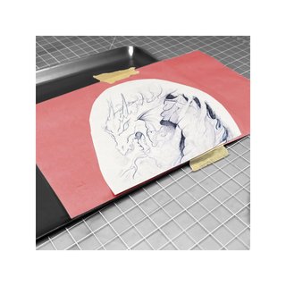 Saral papel negro rollo grande