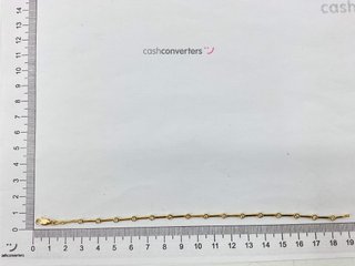 pulsera oro 18k con piedra con circonita