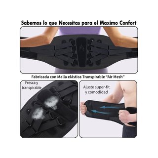 Faja Lumbar Mezzuno Soporte Biónico XL