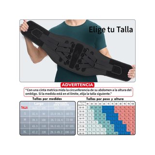 Faja Lumbar Mezzuno Soporte Biónico XL