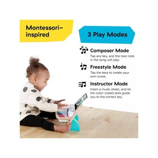 Baby Einstein piano madera música bebés