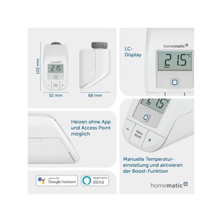 Homematic IP 153412A3 -D termostato digital