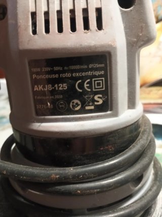 Lijadora y pulidora para vehículos y maquinaria