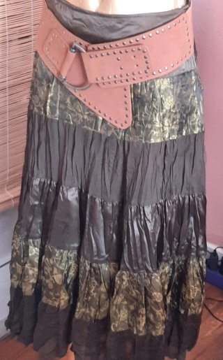 Falda larga boho chic