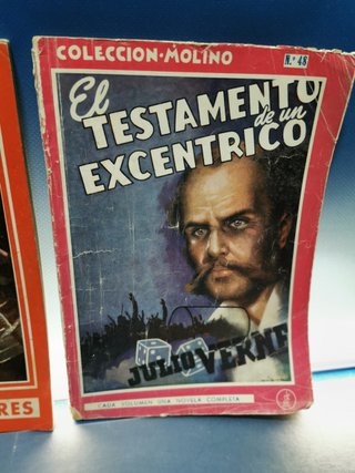 3 novelas, revistas Pulp, BEN HUR, LAS DOS DIANAS, EL TESTAMENTO DE UN EXCENTRICO